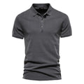 Men's Polo Shirt - Classic Piqué Knit and Short Sleeve Detail