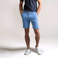 Men's Chino Shorts - Flat Front Design and Slim Fit Detail