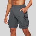 Men's Cargo Shorts - Multi-Pocket Design and Quick-Dry Functional Detail