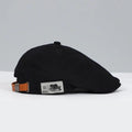 Men's Flat Cap - Adjustable Rear Strap and Side Patch Detail