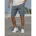 Men's Sports Shorts - Lightweight Quick-Dry Design with Drawstring Waist