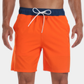 Men's Swim Shorts - Elasticated Drawstring Waist and Internal Lining Detail