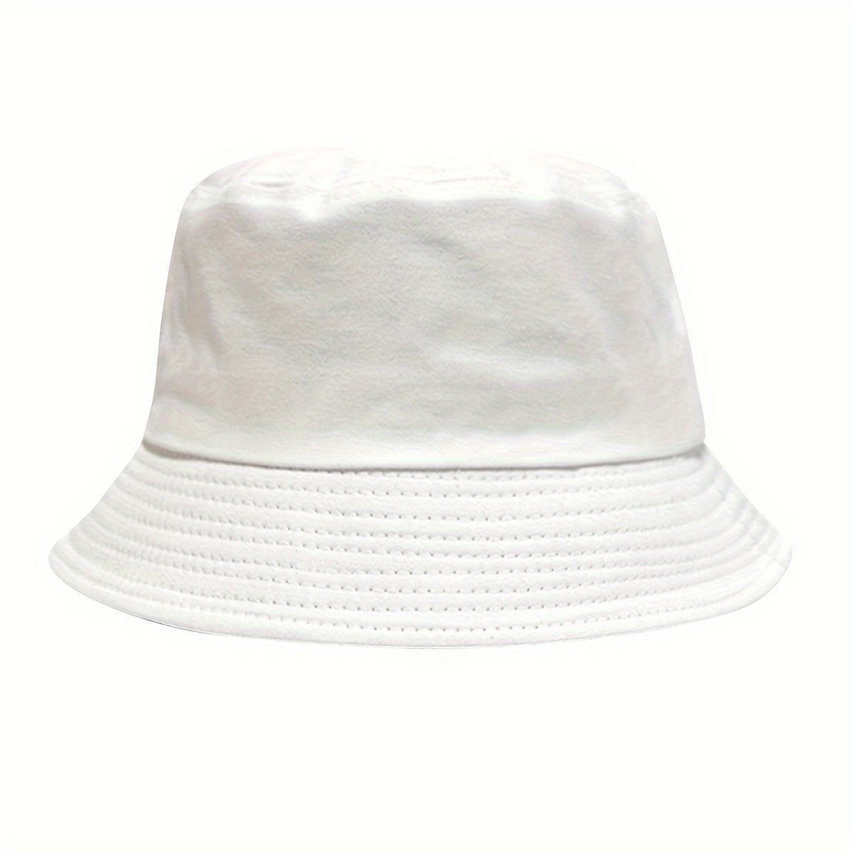 Men's Bucket Hat - Plain and Simple with Stitching Detail